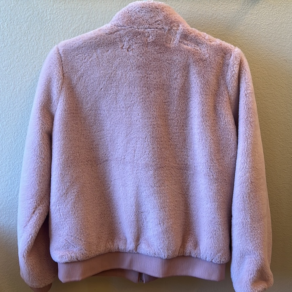 Pink plush jacket S - Picture 3 of 3
